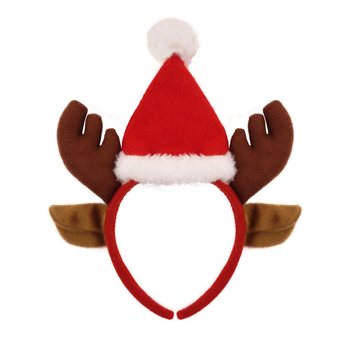 クリスマス トナカイ カチューシャ サンタ帽付 (48個入)
