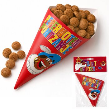 SINT & PIET シンタクラース お菓子用コーンバッグ 三角袋 (36枚入)