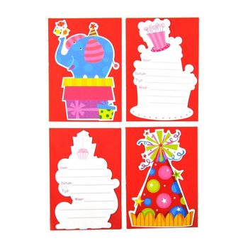 子供の誕生日会 招待状 ＋ 封筒 (24セット)