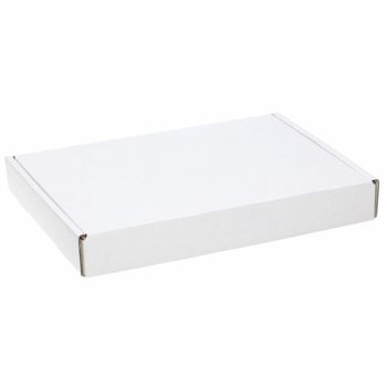 メール便対応段ボール箱 A5 ホワイト - 220x155x28 mm (50枚入)