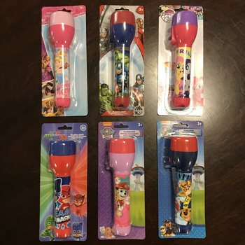 ライセンス付き LED 懐中電灯 MIX (12個セット)