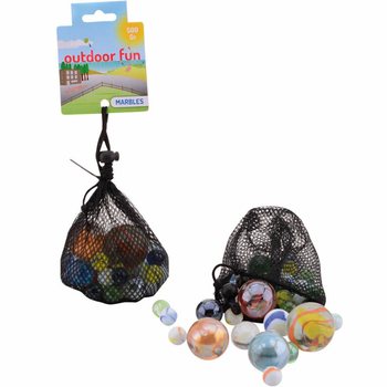 OUTDOOR FUN - ビー玉（袋入り）、500g (6個セット)