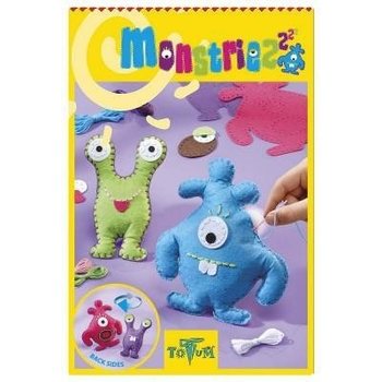 MONSTRIES 2 - 両面フェルトモンスター製作キット (6個)