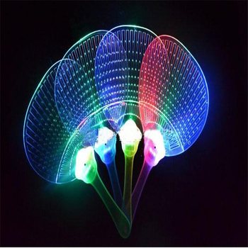 LED 光る扇子 ディスプレイ付 (12個セット)