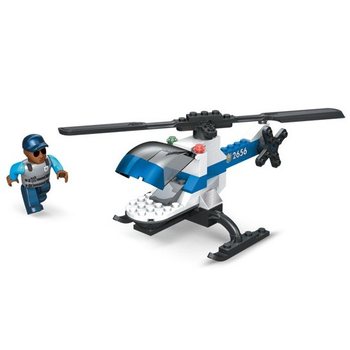 メガブロック MEGA BLOKS - 2413 ポリスフォース・チョッパー 警察ヘリコプター (2個セット)