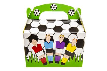 サッカーお菓子ボックス 12x12.5x6 cm (12個セット)