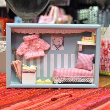 木製 3D 子供部屋 ウォールデコレーション - モデル 3 (6個入)