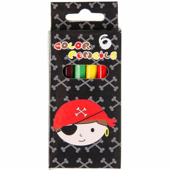 6色色鉛筆セット - 海賊 (24個入り)