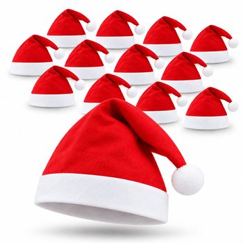 定番サンタ帽子 - XMAS CAP (12枚セット)