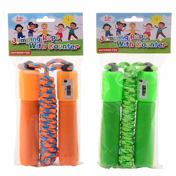 OUTDOOR FUN - カウンター付き なわとび、2.10m（6個入）