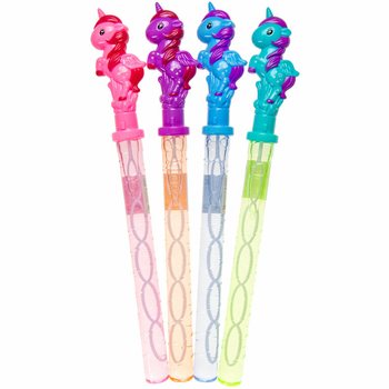 ビッグ ユニコーン シャボン玉 スティック 38cm ディスプレイ付 (24本入)