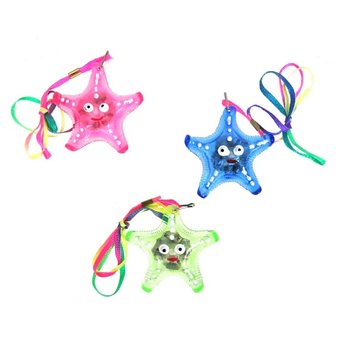 LED ヒトデ光るネックレス ディスプレイ入り (36個入)