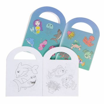 海の生き物 ぬりえ（シール付き）48冊セット