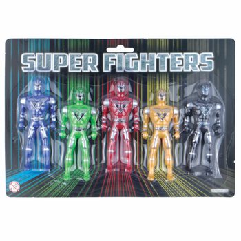 SUPER FIGHTERS - 5体セット アクションフィギュア (6個入り)