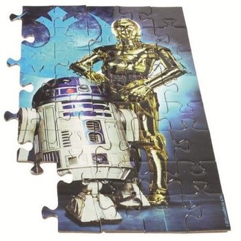 スター・ウォーズ ブラインドバッグ入りパズル 22 x 14 cm (8個入り)