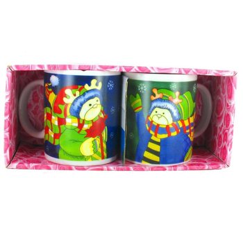 クリスマス用マグカップ2点セット 豪華ギフトボックス入り