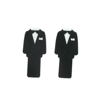 タキシード ラッピングデコレーション (12個入)