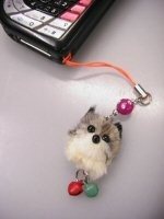 携帯電話用ストラップ 犬 (12個セット)