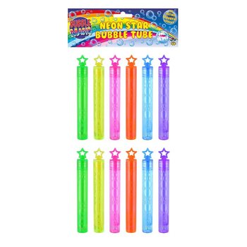 カラフル ミニ シャボン玉 スティック (1パック12本入)