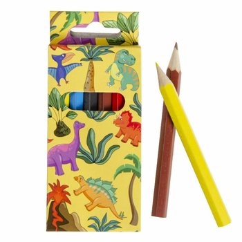 6色色鉛筆セット - 恐竜 (24個入)