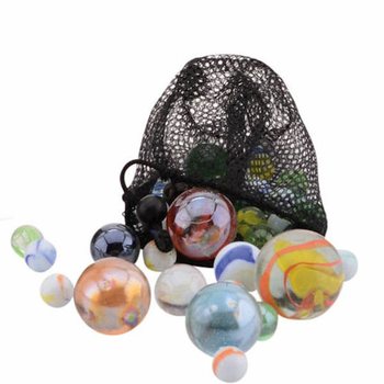 OUTDOOR FUN - ビー玉（袋入り）、500g (6個セット)