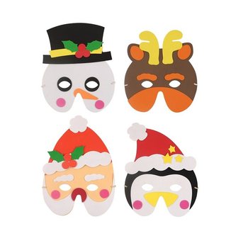 クリスマス フォームマスク ミックス (24枚入)