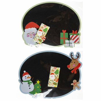 クリスマス黒板・チョークセット (24個入り)