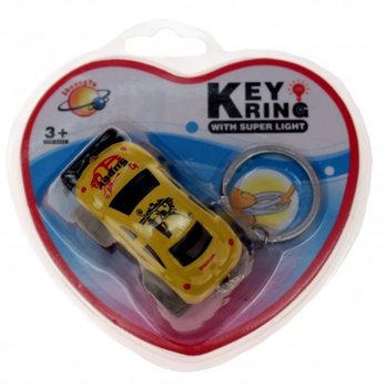 車のキーホルダー ライト付き ブリスターパック (24個入)