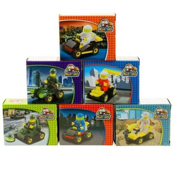 BRICKS ブロック ミニカー (9点入)