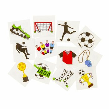 サッカー ファンタトゥー - 48パック入りディスプレイ（1パック12枚入り）