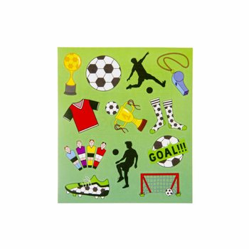 サッカーファンステッカー ディスプレイ