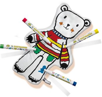 SES Creative My First - ぬりえができるクマのぬいぐるみ (1個)