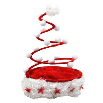 デラックス スパイラル クリスマスハット 光る星 (12個入)