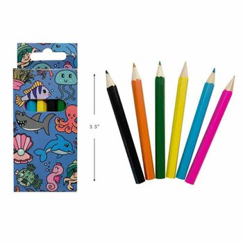 6色色鉛筆セット - 海の生き物 (24セット)