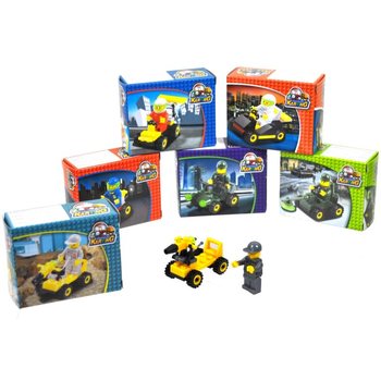 BRICKS ブロック ミニカー (9点入)