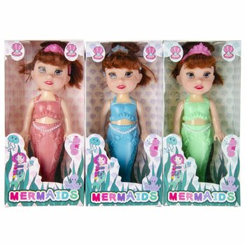 可愛い人魚姫ドール ウィンドウボックス入り 18cm (12個セット)