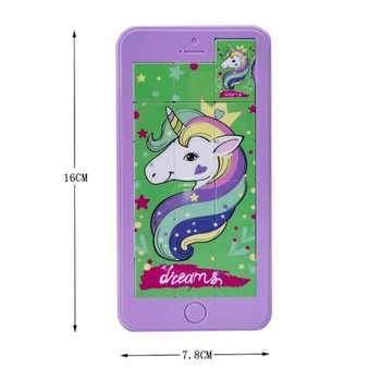 ユニコーン・スマホ型スライドパズル