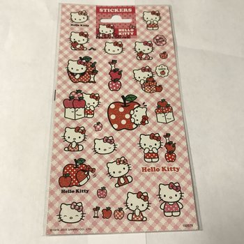 ステッカー：ハローキティ、サイズ 20 x 10 cm（10枚）