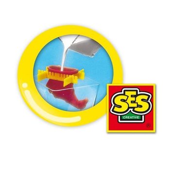 SES 石膏キャスト＆ペイント - たてがみのある馬 (1個入)