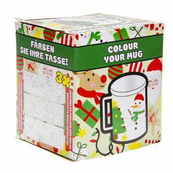 クリスマス - 自分で色を塗るマグカップ (2個セット)