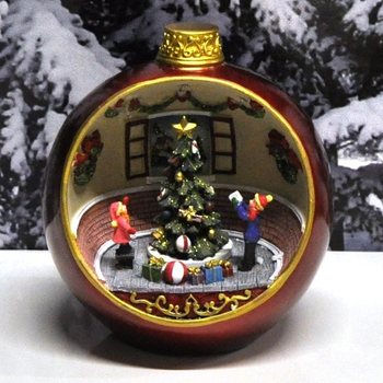 光と音の豪華なクリスマスオーナメント