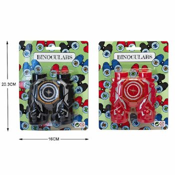 双眼鏡 カード入り - ミックスカラー (12個入)