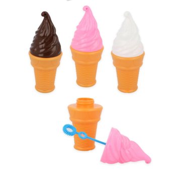 大きなアイスクリーム シャボン玉 50ML ディスプレイ入り (24個セット)