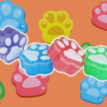 肉球シェイプ スライム - Paw Shaped Putty (24個入り)