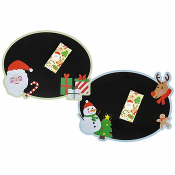 クリスマス黒板・チョークセット (24個入り)