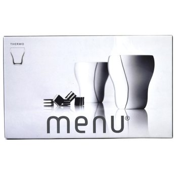 MENU - BLACK CONTOUR サーモマグ ミディアム 320 ML、2個セット