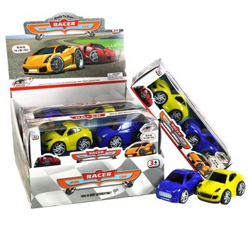 2個セット フリクションカー ディスプレイ入り (6組)