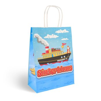 シンタクラース／聖ニコラウス 紙製ギフトバッグ - 16x8x22 cm (12枚セット)