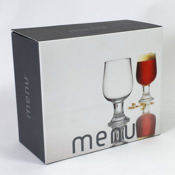 MENU - ダークビール用ビールグラス 2個セット (1個)