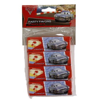 ディズニー カーズ 色鉛筆4本セット 箱入り (48個セット)